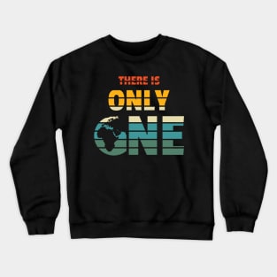 There is Only One Planet (retro colors) Crewneck Sweatshirt